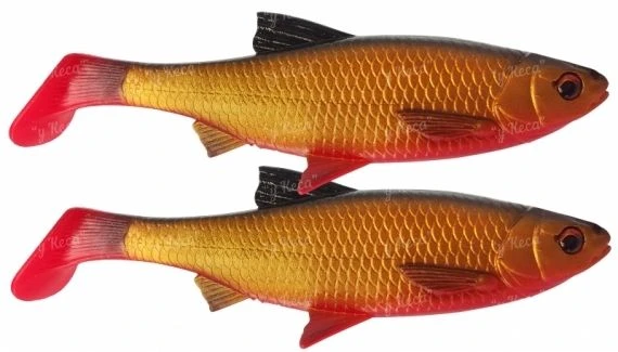 Силикон Savage Gear 3D LB River Roach Paddletail 18см Blood Belly 2шт фото