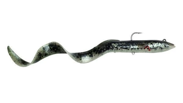 Силікон Savage Gear 3D Real Eel Ready 30см Black Green Pearl Php 1шт фото