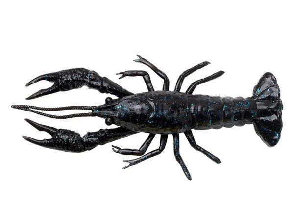 Силикон Savage Gear 4D Craw 75mm Floating Black Blue 6шт фото