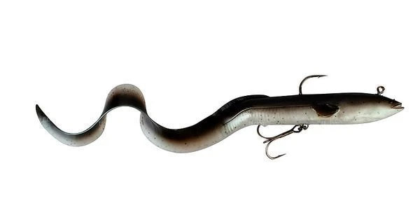 Силикон Savage Gear LB 3D Real Eel Ready 20см 01-Black Green Pearl 1шт фото
