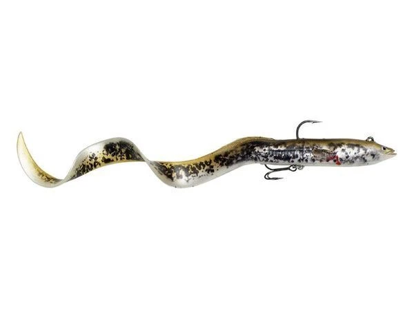 Силикон Savage Gear 3D Real Eel Ready 20см Olive Pearl Php 1шт фото