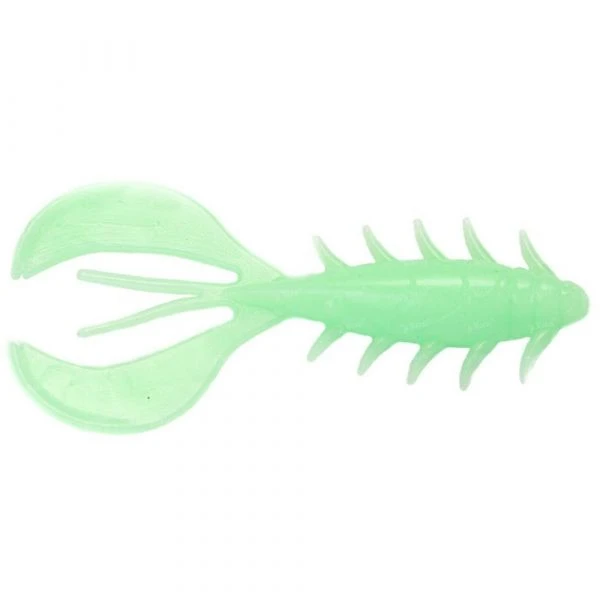 Силикон Angry Baits Chubby Craw 2.4" Green Milk UV 7шт фото