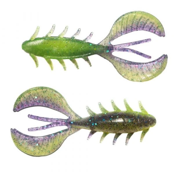 Силикон Angry Baits Chubby Craw 2.4" Acid Violet UV 7шт фото