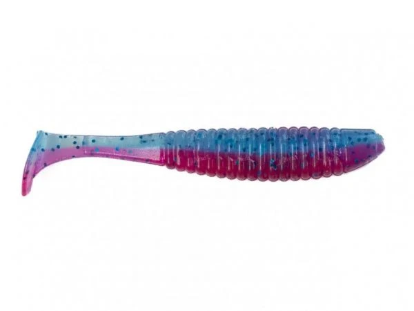 Силикон Angry Baits Shiner 8.0" 51-Clear Morning Dawn UV 2шт фото