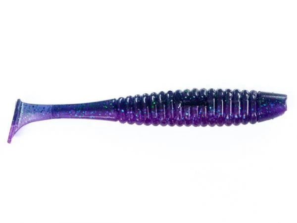 Силикон Angry Baits Shiner 5.0" June Bug UV 4шт фото
