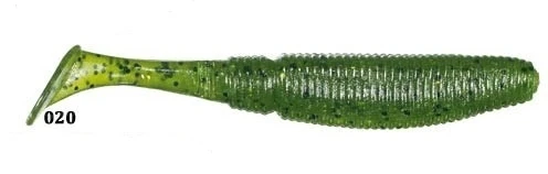 Sakura Slit Shad 3" 15шт #020 WATERMELON W/PEPPER фото