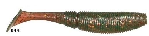 Sakura Slit Shad 2" 20шт #044 MOTOR OIL фото