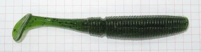 Sakura Slit Shad 3.3" 10шт #020 Watermelon w/Pepper фото