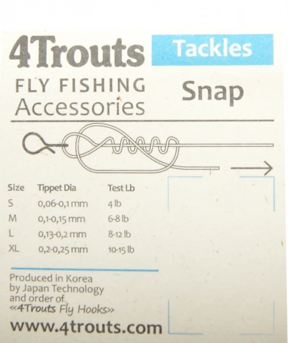 Застежка стримерная 4Trouts Snap M  фото