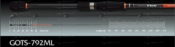 Спиннинг GL Tiro GOTS-792ML 2.36m 4-22g фото