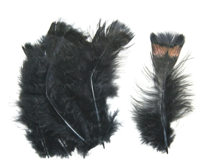 Перо індика покривне Strike Blanket Turkey Feathers Black фото