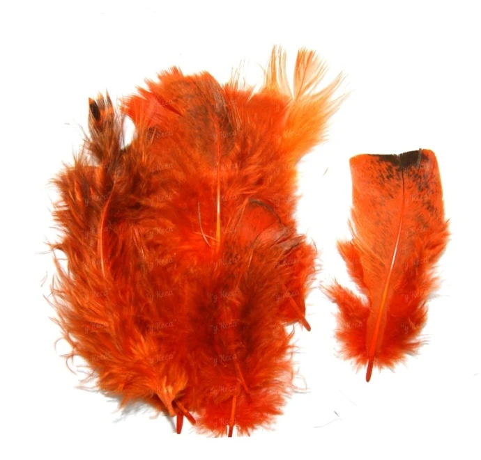 Перо индюка покровное Strike Mini Blanket Turkey Feathers Orange фото