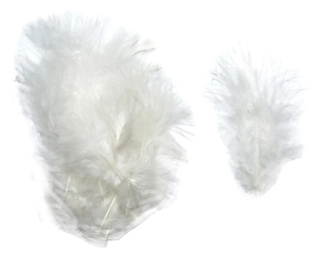 Перо індика покривне Strike Mini Blanket Turkey Feathers White фото