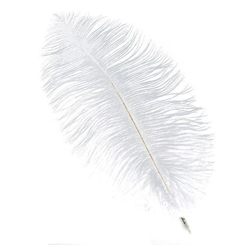 Перо страуса Strike Ostrich Feathers - White фото