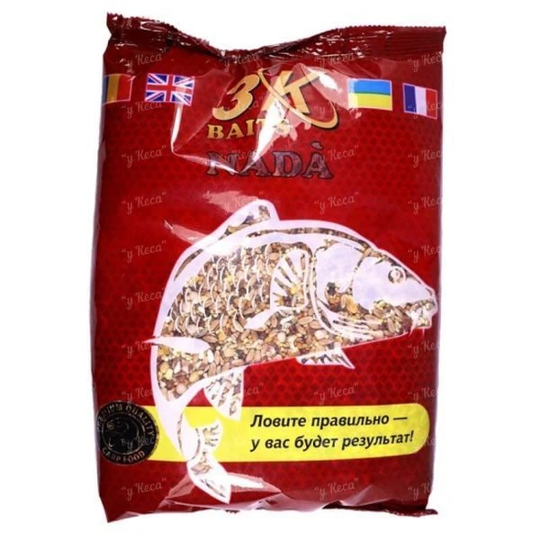 Сухая смесь 3KBaits 1кг Golden Mix 15 зерен фото