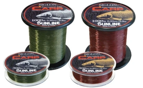 Леска Sunline Siglon Carp 1000м 0.38мм 9.5кг коричневая фото