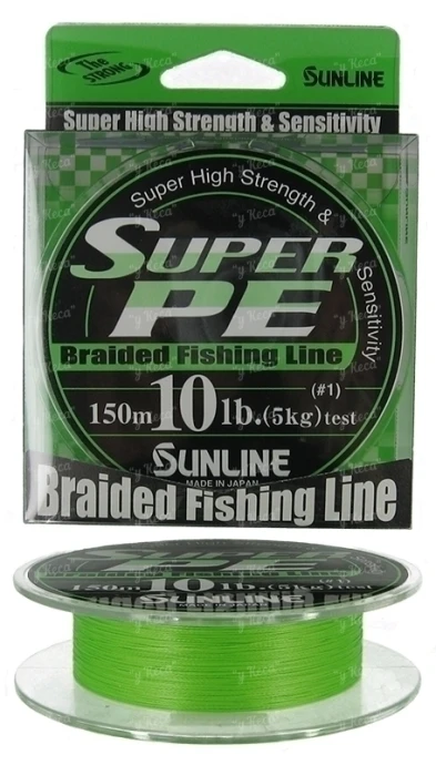 Sunline Super PE 50Lb/22.5kg #5.0/0.37 150m салатный фото