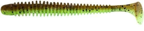 Силикон Keitech Swing Impact 2.5" 401 Green Pumpkin Chartreuse фото