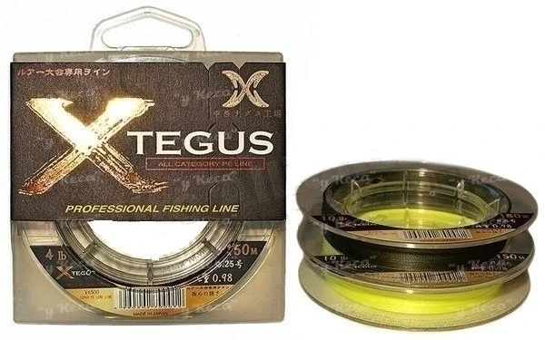 Шнур X-Tegus 0.25 4lb 150m moss green фото