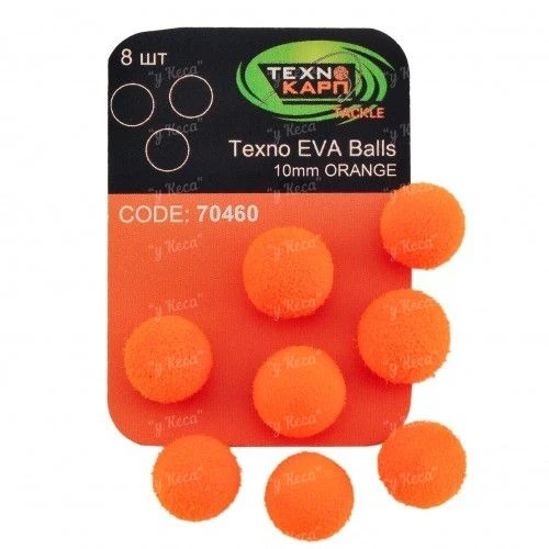 Бойлы искусственные Технокарп Texno Eva Pop-Up 10мм Orange фото