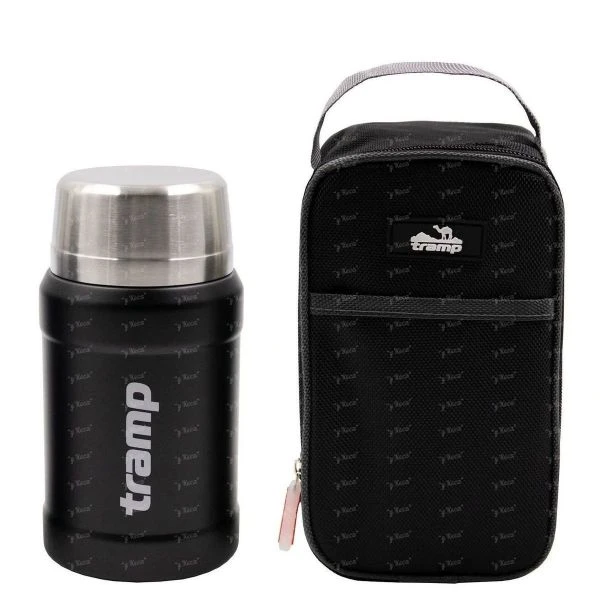 Термос пищевой Tramp 0.8л в чехле UTRC-132-black фото