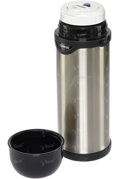 Термос Zojirushi 1.0L SJ-TG10XA серебро с ремешком фото