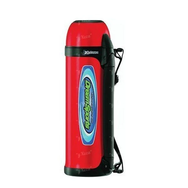 Термос Zojirushi 1.2L SJ-SD12RA красный (складная ручка+ремешок) фото