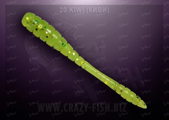 Crazy Fish Tipsy 5см 8шт #20 Kiwi фото