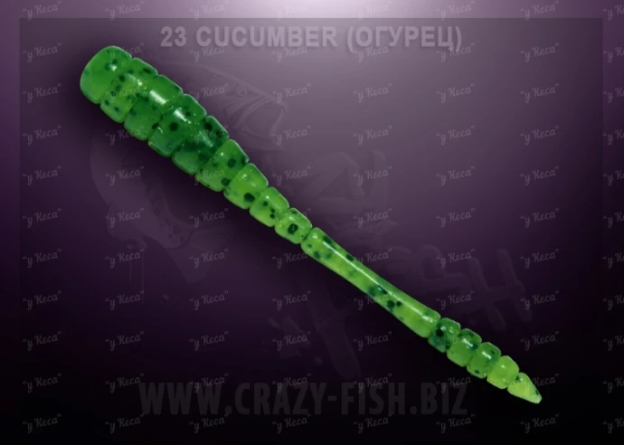 Crazy Fish Tipsy 5см 8шт #23 Cucumber фото