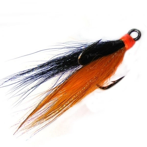 Муха на тройнике Treble Orange/Black TR034-10 фото
