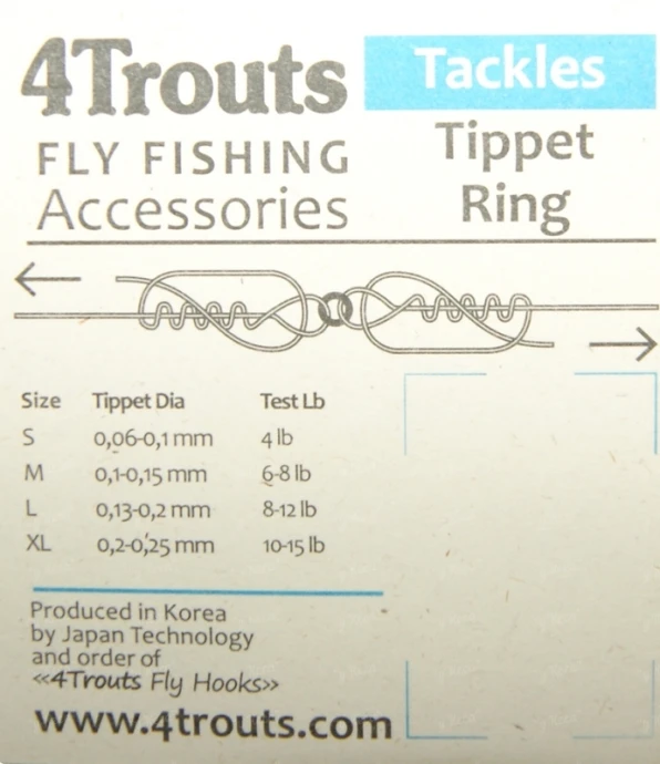Колечка для з'єднання повідця і підліска Tippet Ring M фото