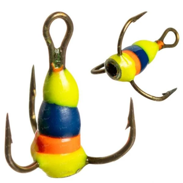 Тройник для зимней блесны Stream Mustad №12 3D глаз 105 фото
