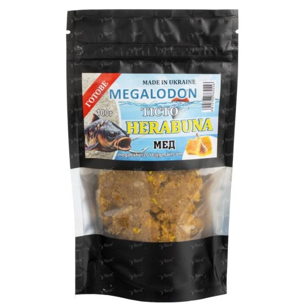 Тесто готовое Megalodon Herabuna 100г Мед фото