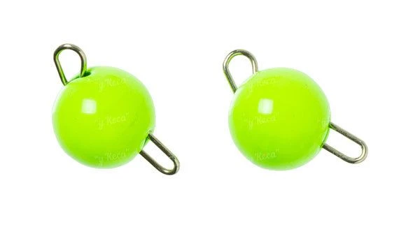 Груз ушастый вольфрамовый Intech Chartreuse UV 2.0г 2шт фото