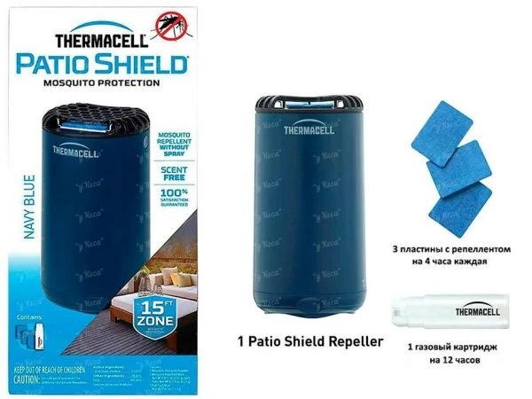 Устройство от комаров Thermacell MR-PS Patio Shield Mosquito Repeller фото