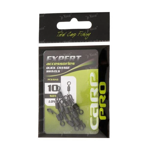 Вертлюг быстросъемный Carp Pro Quick swivel long №4 10шт 6455-L фото