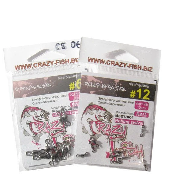 Вертлюжок Crazy Fish фото