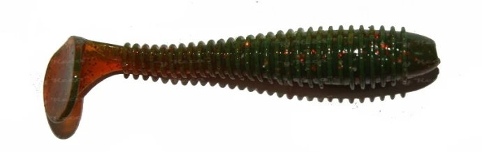 Виброхвост Crazy Fish Vibro Fat 2.7" 14 Uv Motor Oil фото