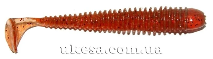 Виброхвост Crazy Fish Vibro Worm 5см 10 Motor Oil фото