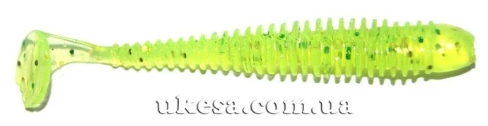 Виброхвост Crazy Fish Vibro Worm 5см 20 Kiwi фото