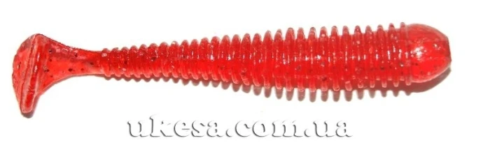Виброхвост Crazy Fish Vibro Worm 5см 04 Cherry фото