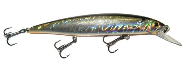 Воблер Bassday Mogul Minnow 110Sp SB-304 Silver Black OB фото