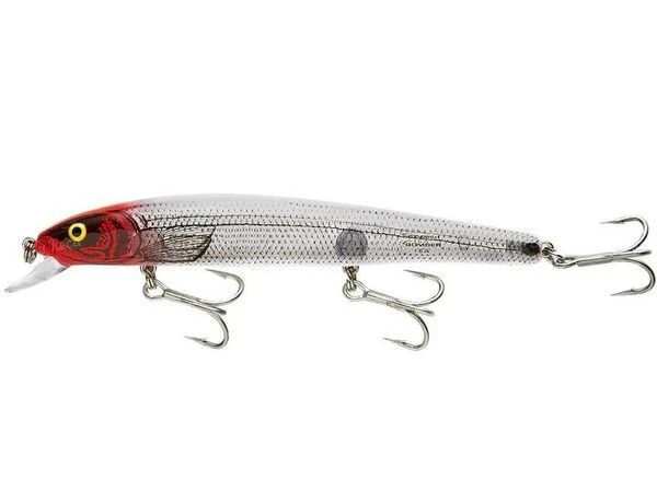 Воблер Bomber Heavy Duty Long A 152F Silver Flash/Red Head фото