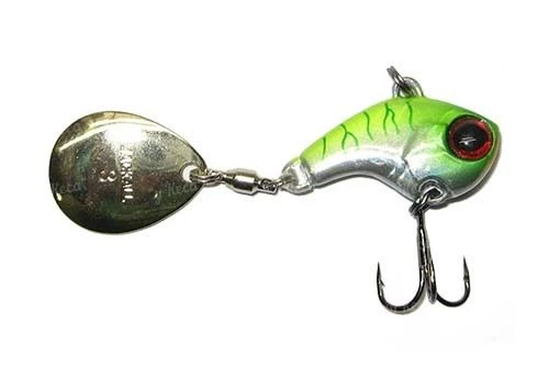 Тейл спиннер Jackall Deracoup 10.5г Hl Chartreuse Back Tiger фото