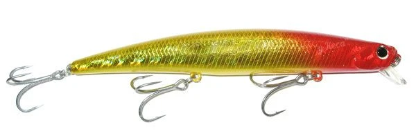 Воблер DUO Tide Minnow Surf 135F AJA0217 Gold Red Head фото