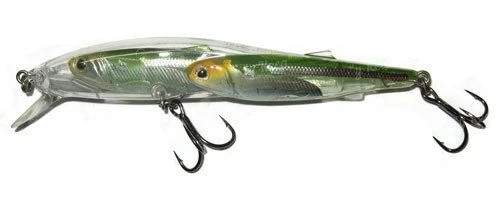 Воблер LiveTarget Glass Minnow BaitBall 110Sp 952 Silver-Green фото