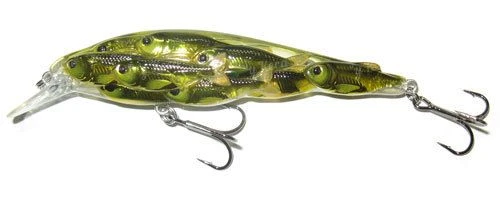 Воблер LiveTarget Yearling BaitBall 95Sp 814 Gold-Black фото