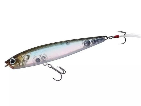 Воблер Lucky Craft Gunfish 115F Aurora Ghost Wakasagi фото