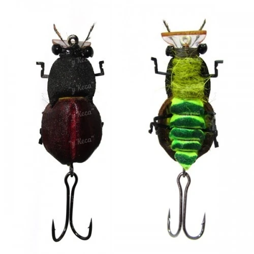 Воблер-жук Maybug зеленый VB02 фото