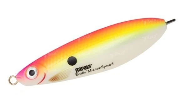 Блесна Rapala Rattlin Minnow Spoon 80S RMSR08 PSU фото